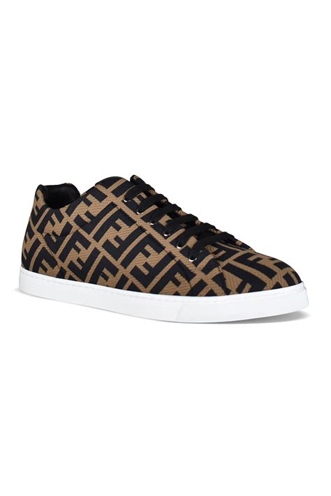 fendi maglione uomo con logo ff marrone|fendi sneakers.